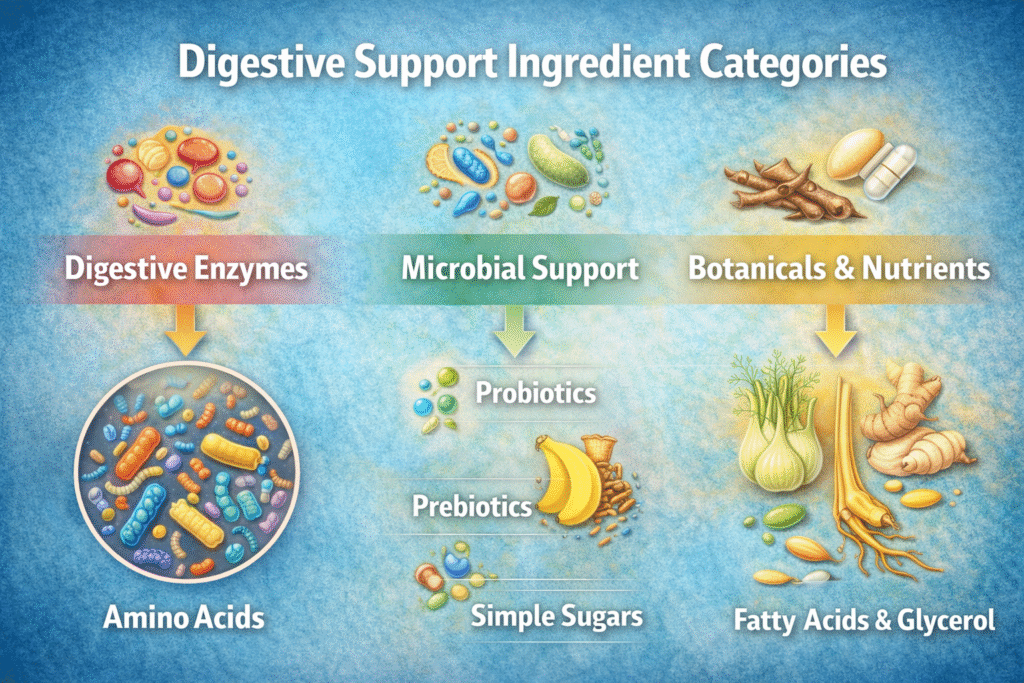 Gut microbiota supporting digestive balance and intestinal health