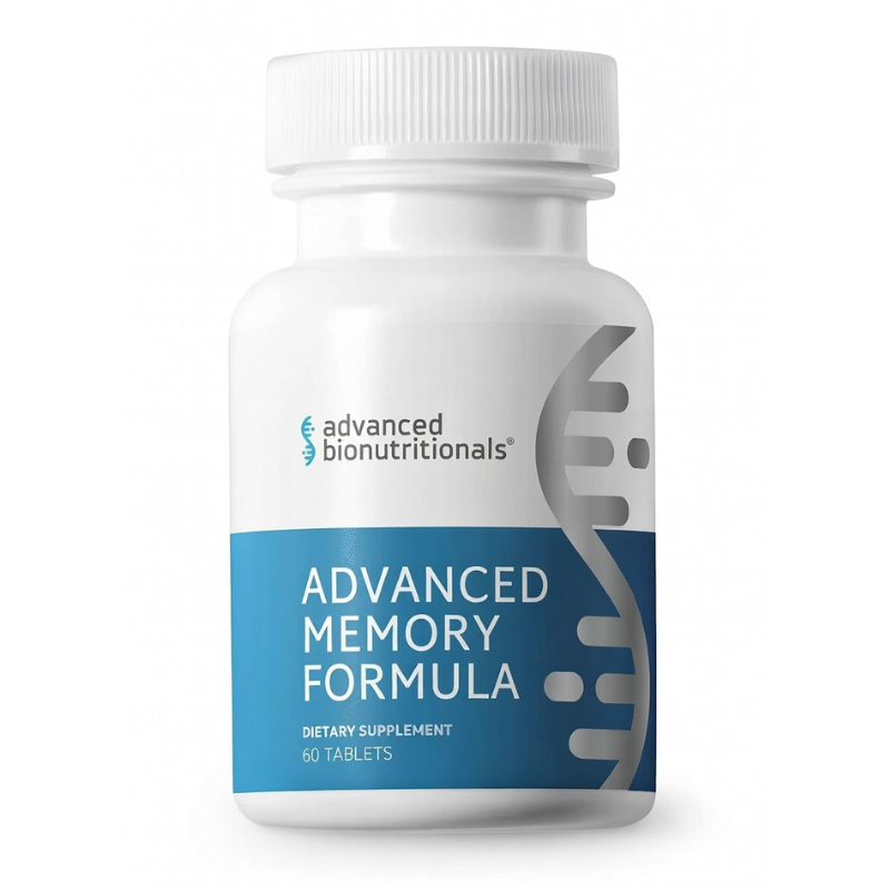 Advanced Memory cognitive support supplement bottle developed by Advanced Bionutritionals.