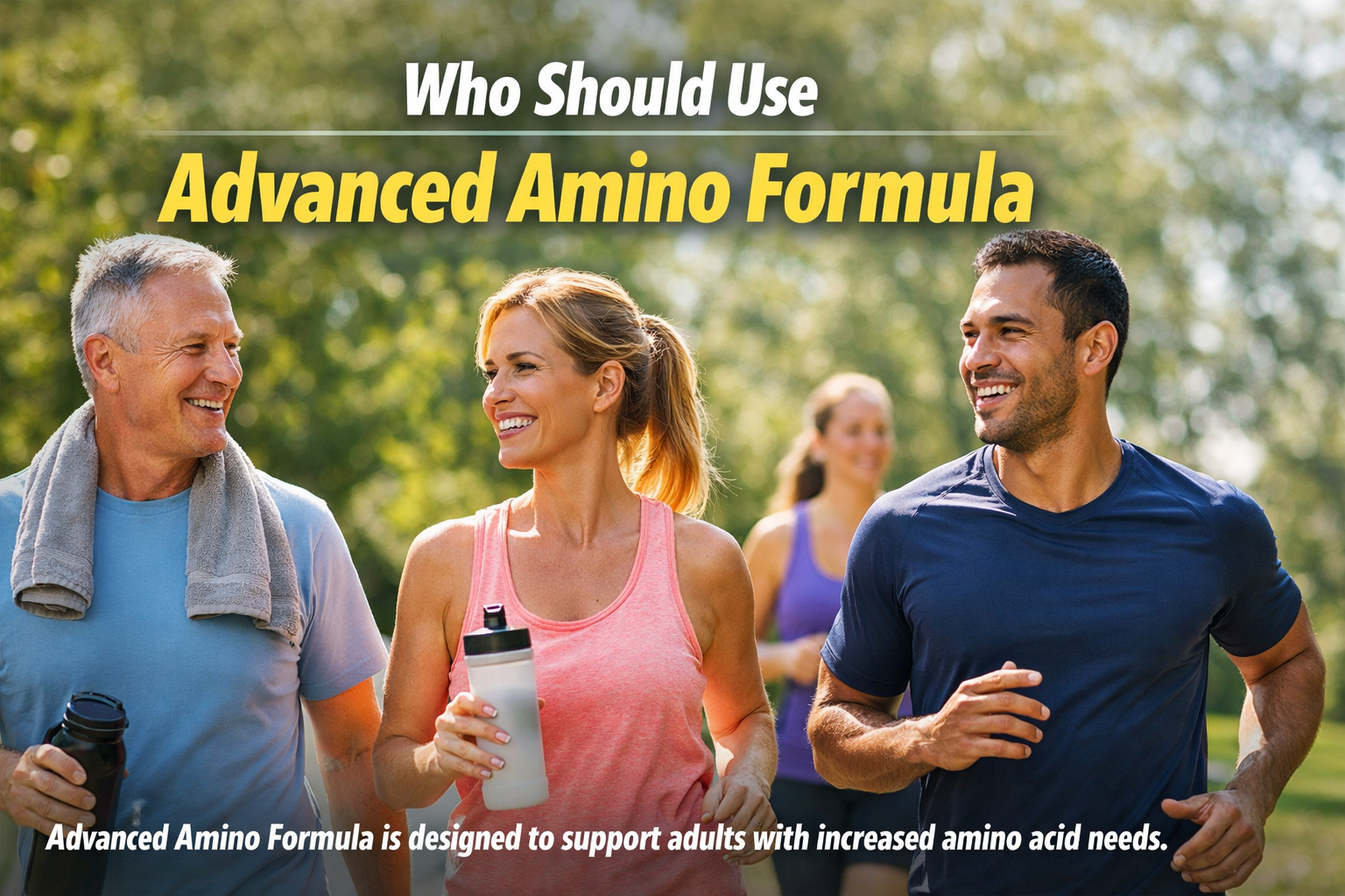 Who should use Advanced Amino Formula for amino acid support