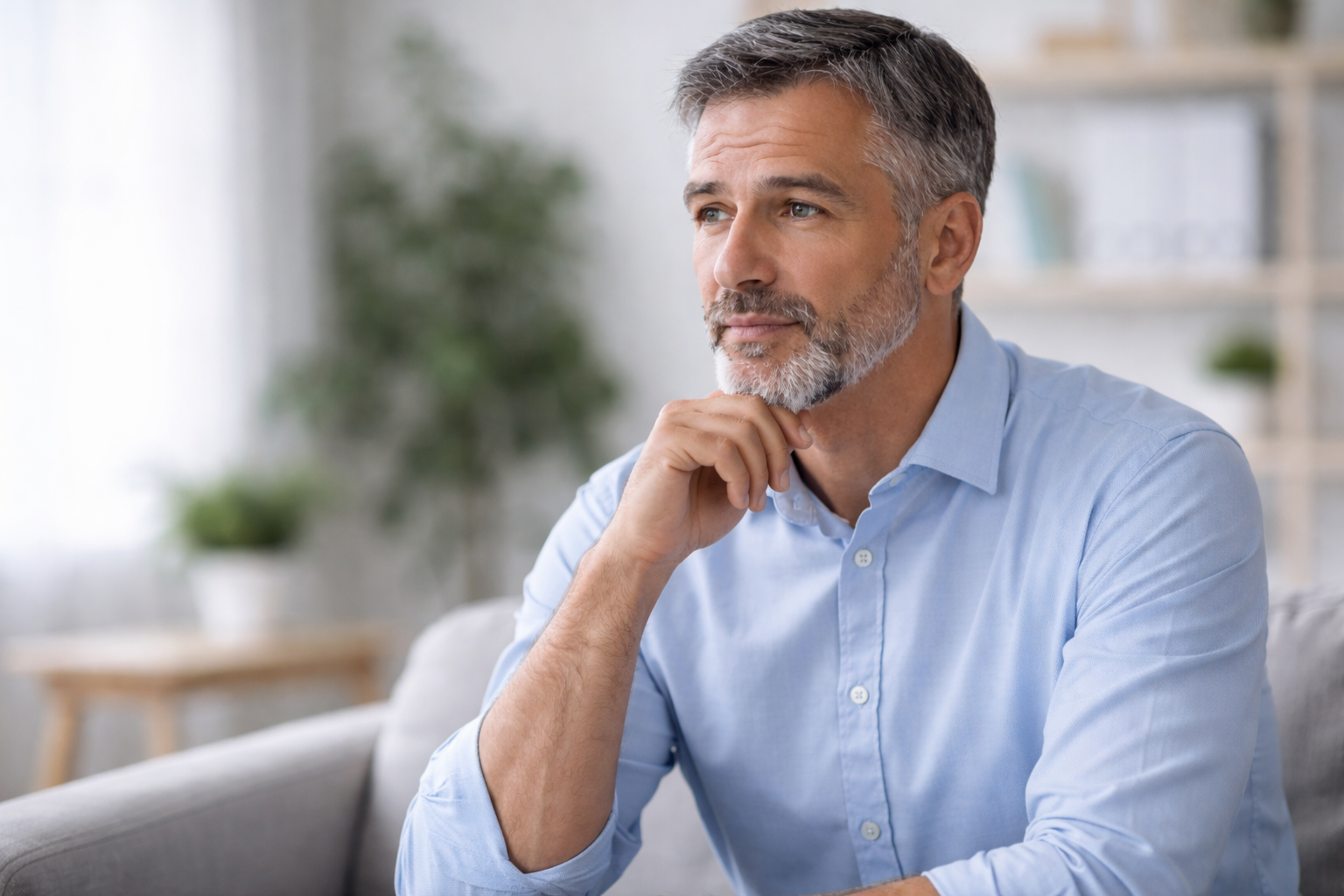 Illustration representing informed decision-making about prostate support supplements